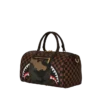 EXTERIOR GOLD ZIP POCKET SHARKS IN PARIS MINI DUFFLE