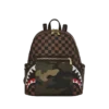 EXTERIOR GOLD ZIP POCKET SHARKS IN PARIS SAVAGE BACKPACK