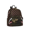 EXTERIOR GOLD ZIP POCKET SHARKS IN PARIS SAVAGE BACKPACK