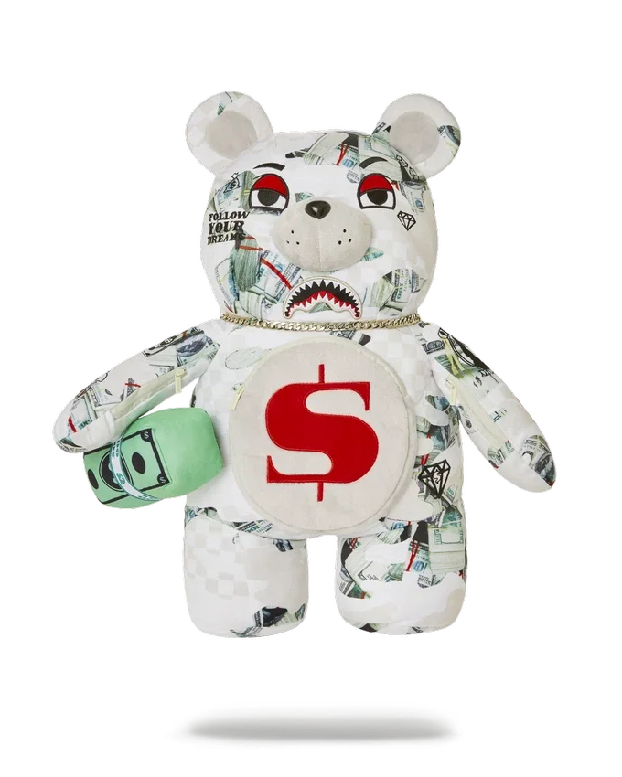 FEROCIOU$ MONEYBEAR TEDDYBEAR BACKPACK