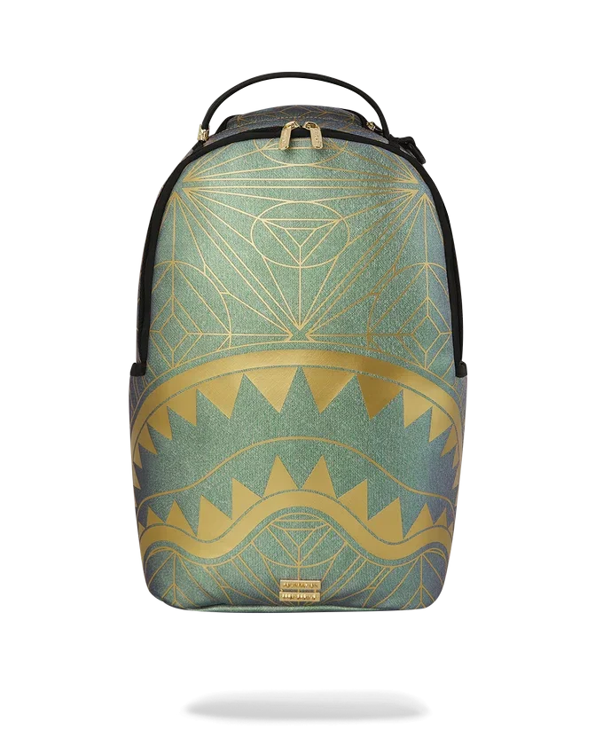 FOUNDATION CRYSTAL IRIDESCENT SHARK BACKPACK