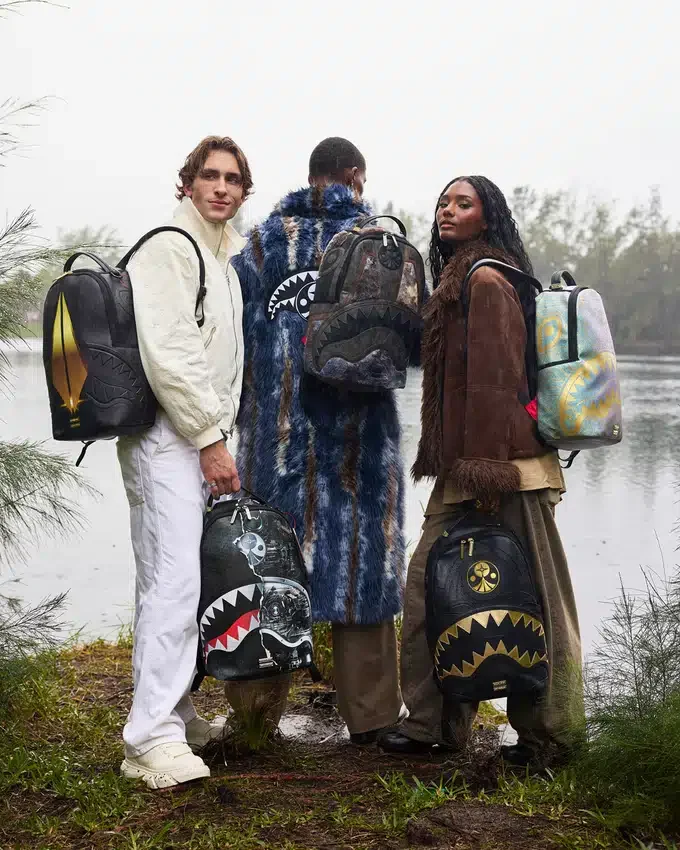 FOUNDATION DAYS FUR COAT SHARK BACKPACK