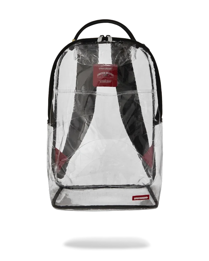 FULLY CLEAR EMBOSSED BOSS BACKPACK