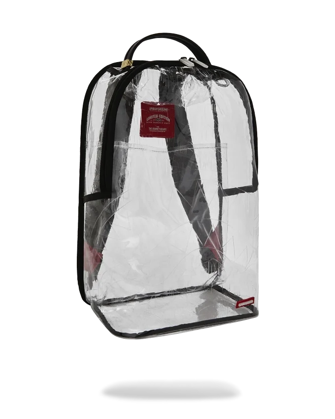 FULLY CLEAR EMBOSSED BOSS BACKPACK