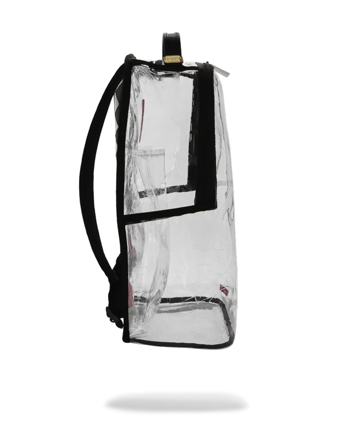 FULLY CLEAR EMBOSSED BOSS BACKPACK