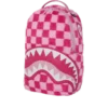 FURZILLA SHARK (PINK CHECK) BACKPACK