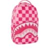 FURZILLA SHARK (PINK CHECK) BACKPACK