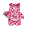 FURZILLA SHARK (PINK CHECK) MONEYBEAR BACKPACK
