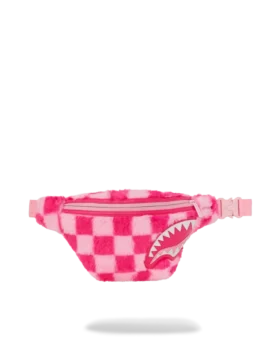 FURZILLA SHARK (PINK CHECK) SAVVY CROSSBODY