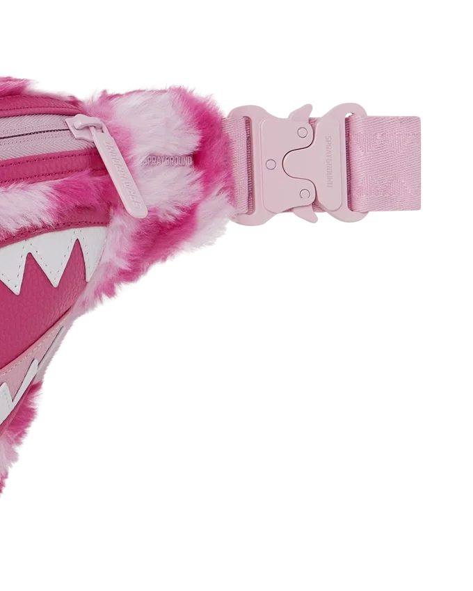 FURZILLA SHARK (PINK CHECK) SAVVY CROSSBODY
