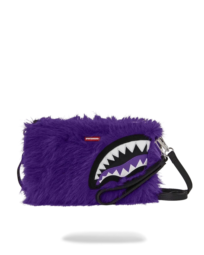 FURZILLA SHARK (PURP) CROSSOVER CLUTCH