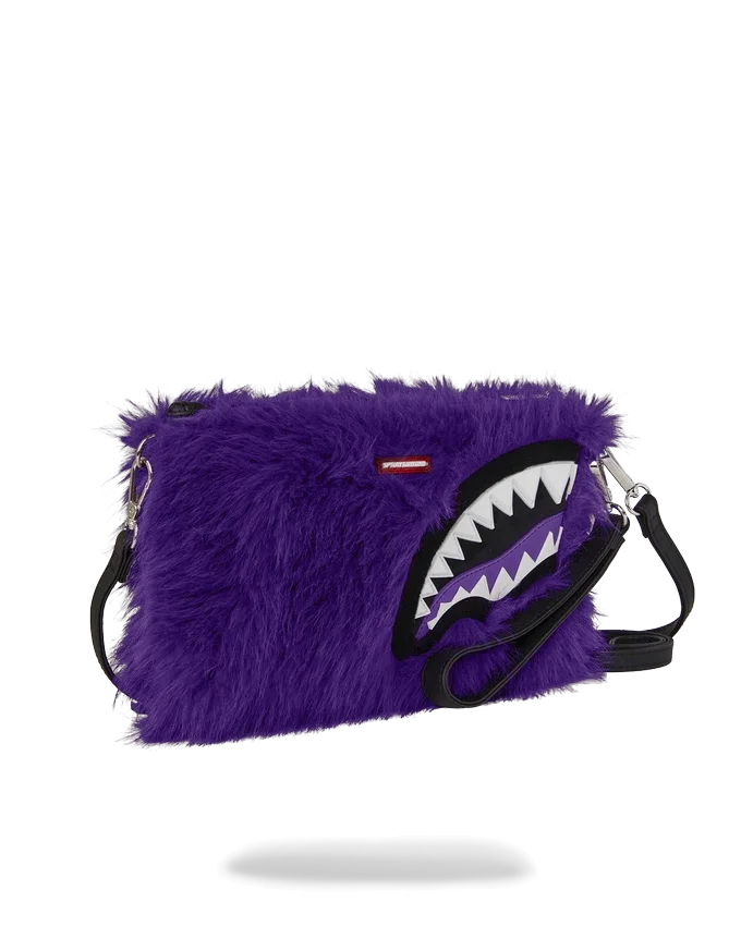 FURZILLA SHARK (PURP) CROSSOVER CLUTCH