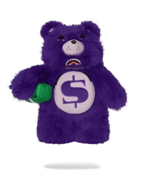 FURZILLA SHARK (PURP) MONEYBEAR BACKPACK