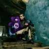 FURZILLA SHARK (PURP) MONEYBEAR BACKPACK