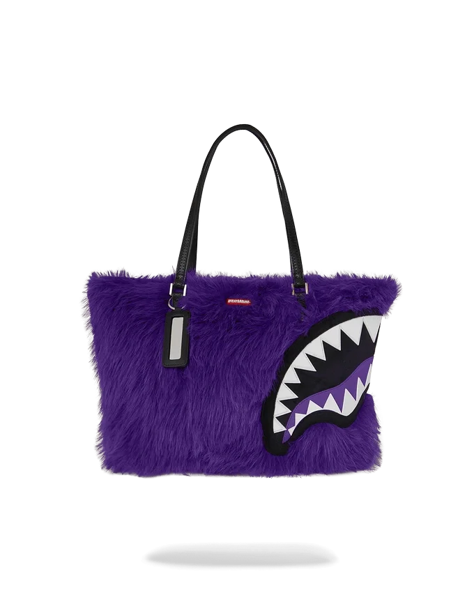 FURZILLA SHARK (PURP) TOTE