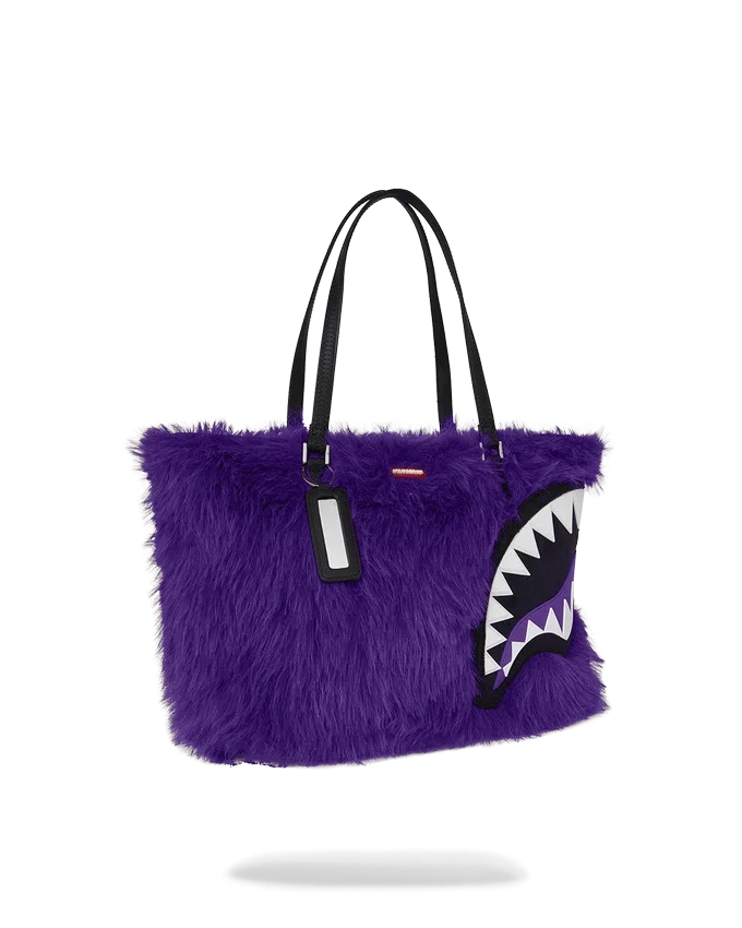 FURZILLA SHARK (PURP) TOTE
