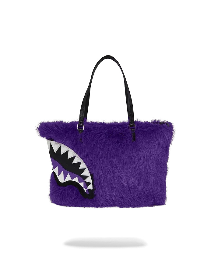 FURZILLA SHARK (PURP) TOTE