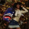 FUTURAMA NIBBLER EAT SHARK DLXR BACKPACK