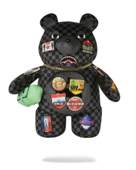 GLOBAL MOGUL UNLIMITED MILES MONEYBEAR TEDDYBEAR BACKPACK