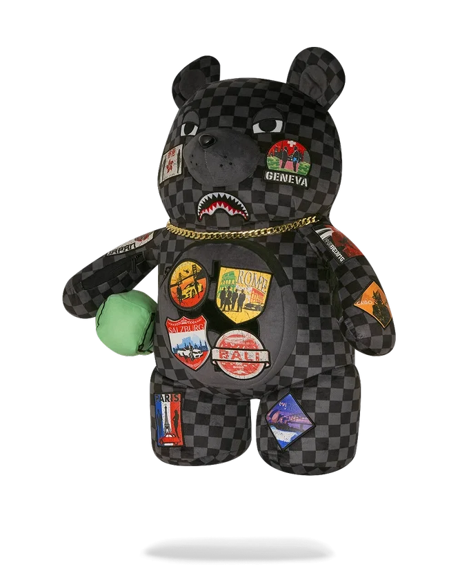 GLOBAL MOGUL UNLIMITED MILES MONEYBEAR TEDDYBEAR BACKPACK