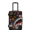 GLOBAL MOGUL UNLIMITED MILES SHARKNAUTICS HARDSHELL CARRY-ON LUGGAGE