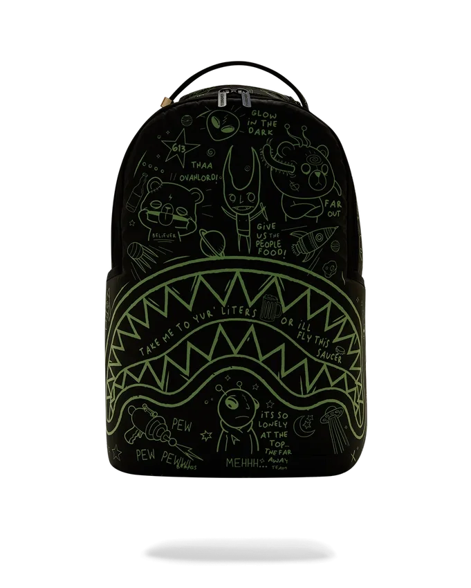 GLOW THE SPACE BACKPACK (GLOW IN THE DARK EFFECT)
