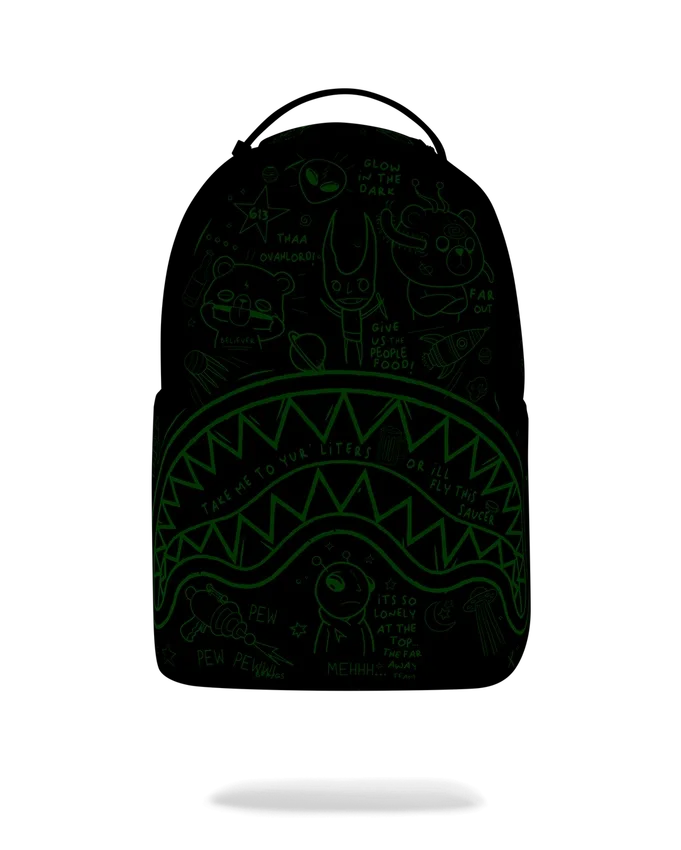 GLOW THE SPACE BACKPACK (GLOW IN THE DARK EFFECT)