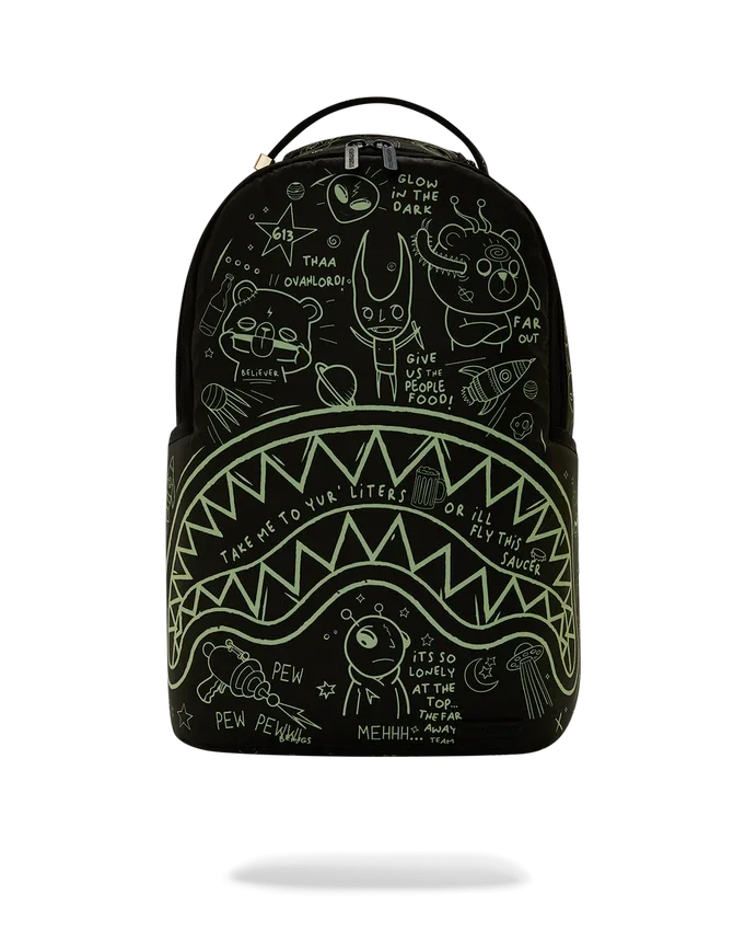 GLOW THE SPACE BACKPACK (GLOW IN THE DARK EFFECT)
