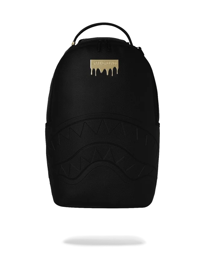 GOLD BRICK DRIP BLACK BACKPACK