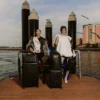 GOLD BRICK DRIP FULL-SIZE LUGGAGE