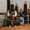 GOLD BRICK DRIP FULL-SIZE LUGGAGE