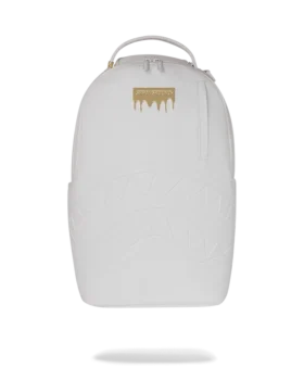 GOLD BRICK LUXE WHITE BACKPACK
