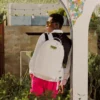 GOLD BRICK LUXE WHITE BACKPACK