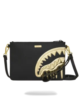 GOLDHEART SHARK DRIP CROSSOVER CLUTCH