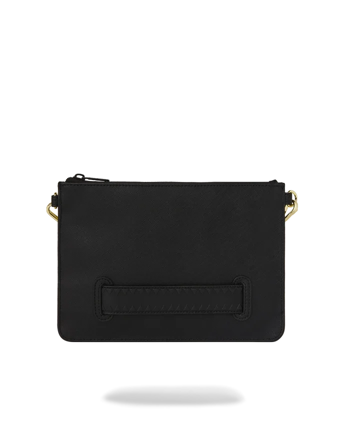 GOLDHEART SHARK DRIP CROSSOVER CLUTCH