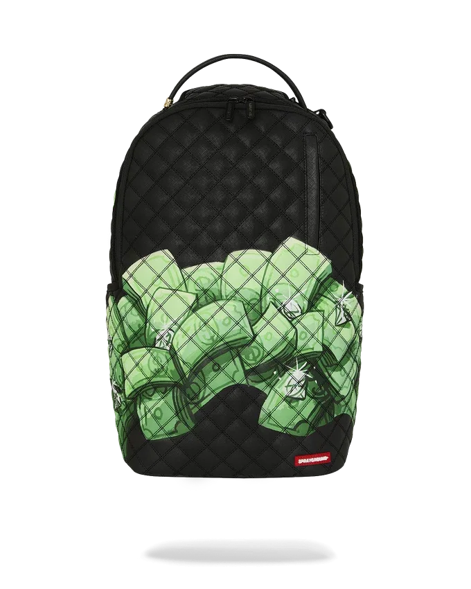 HAND-PAINTED QUILT SHARK BACKPACK