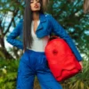 HEAVY METAL SHARK RED BACKPACK (DLXV)