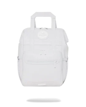 HEAVY METAL SHARK WHITE OUT BIZ TOP OPENER BACKPACK