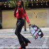 HELLO KITTY OFFICIAL COLLAB - BRICK WALL SPLIT BACKPACK