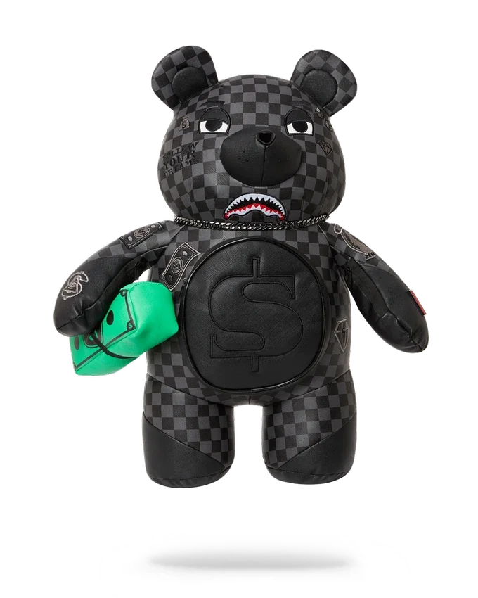 HENNY AIIR TO THE THRONE MONEYBEAR TEDDYBEAR BACKPACK