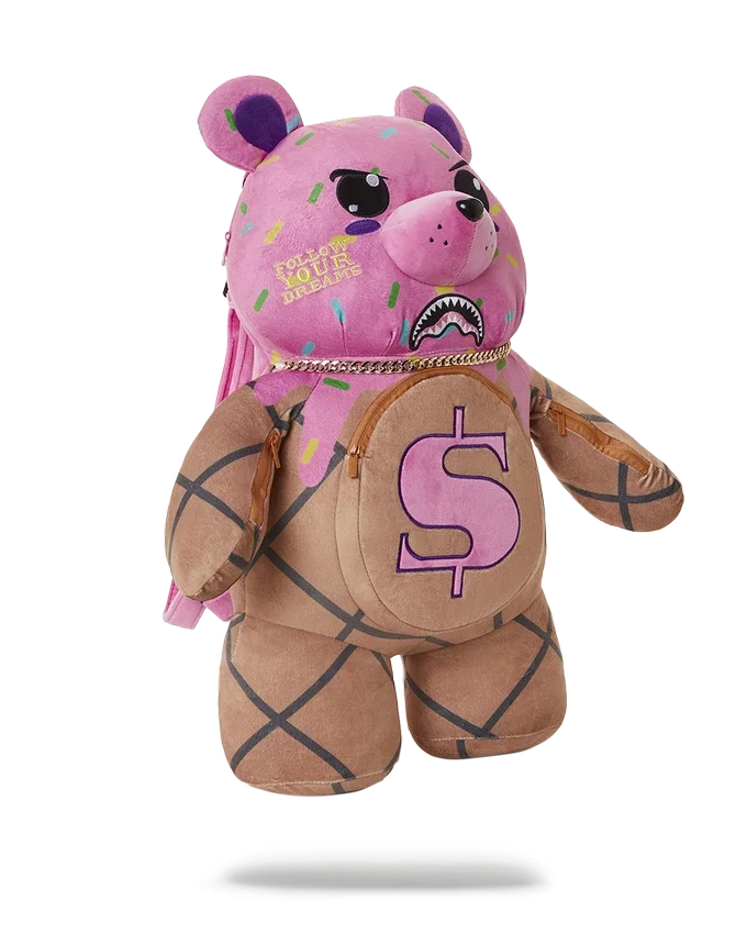 I SCREAM MONEYBEAR TEDDYBEAR BACKPACK