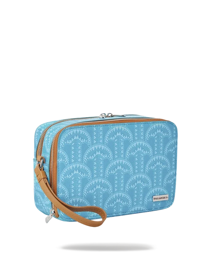 ILLUCHAINS TURQ TOILETRY BAG