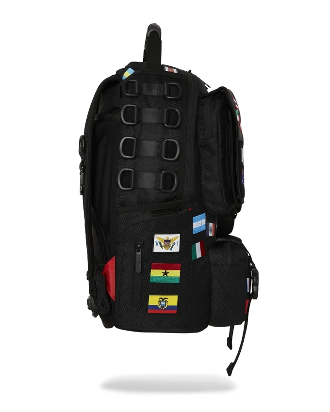 JAMES FIRST CLASS GLOBAL FLAGS SPECIAL OPS CARGO BACKPACK