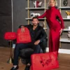 JAMES FIRST CLASS RUBY RED CROSSBODY