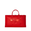 JAMES FIRST CLASS RUBY RED PYRAMID LARGE DUFFLE