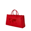 JAMES FIRST CLASS RUBY RED PYRAMID LARGE DUFFLE