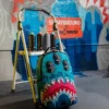 JORGE RODRIGUEZ THE ARTIST COLLAB DRIPS SHARKS BACKPACK