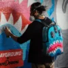 JORGE RODRIGUEZ THE ARTIST COLLAB DRIPS SHARKS BACKPACK
