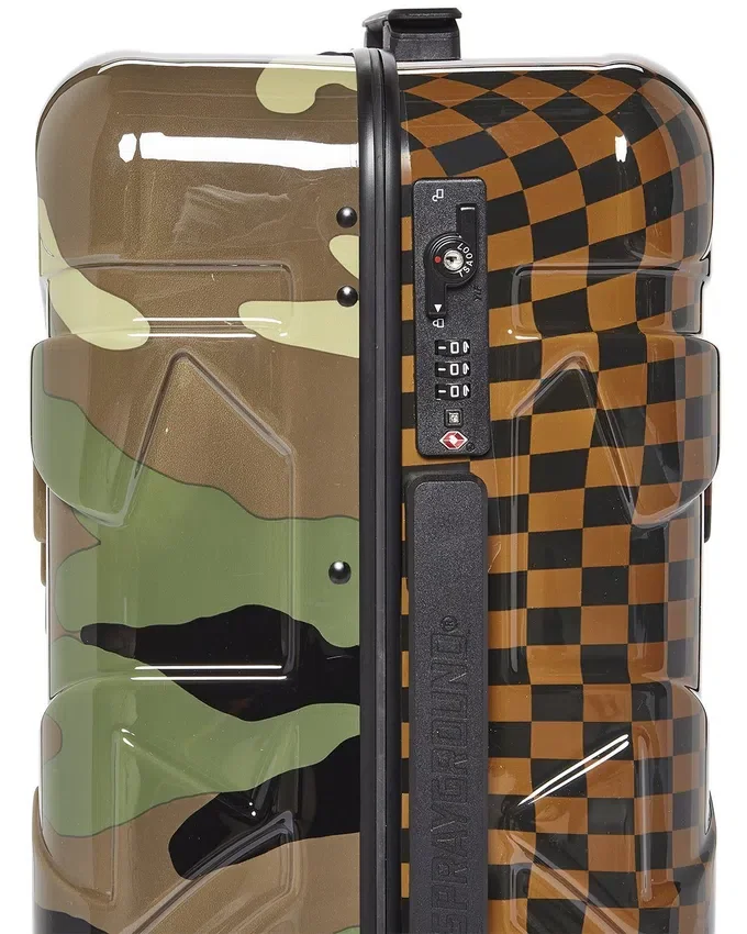 JUNGLE PARIS 2 PC LUGGAGE SET (CARRY-ON & FULL-SIZE)