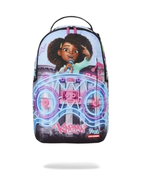 KARMA'S WORLD TURN UP THE VOLUME BACKPACK